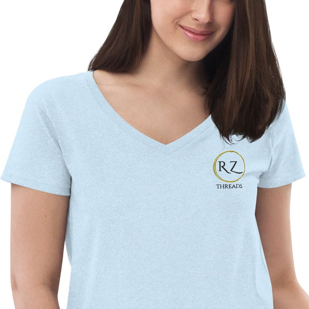 R Z Threads Women’s Recycled V-Neck T-Shirt